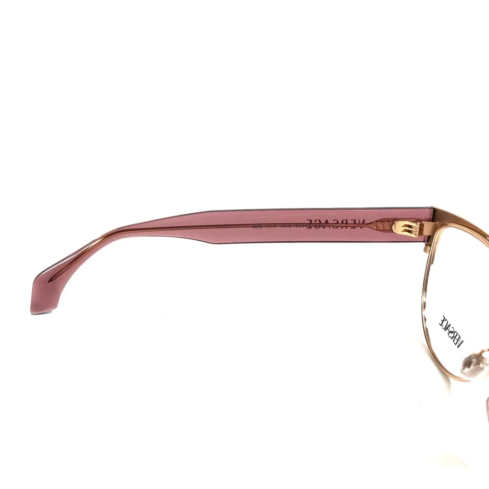 Versace Eyeglasses Frames MOD.1318 1412 Purple Gold Cat Eye Full Rim 53-15-140